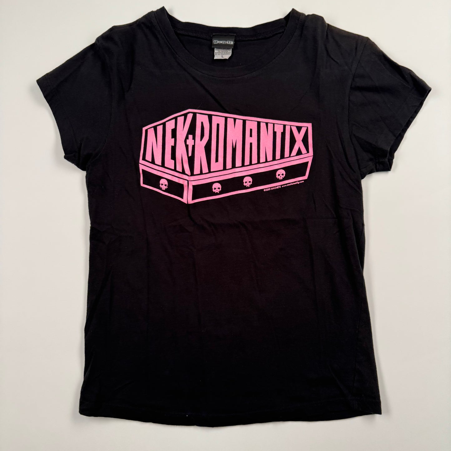 Vintage 2000s Nekromantix Women's Shirt Large
