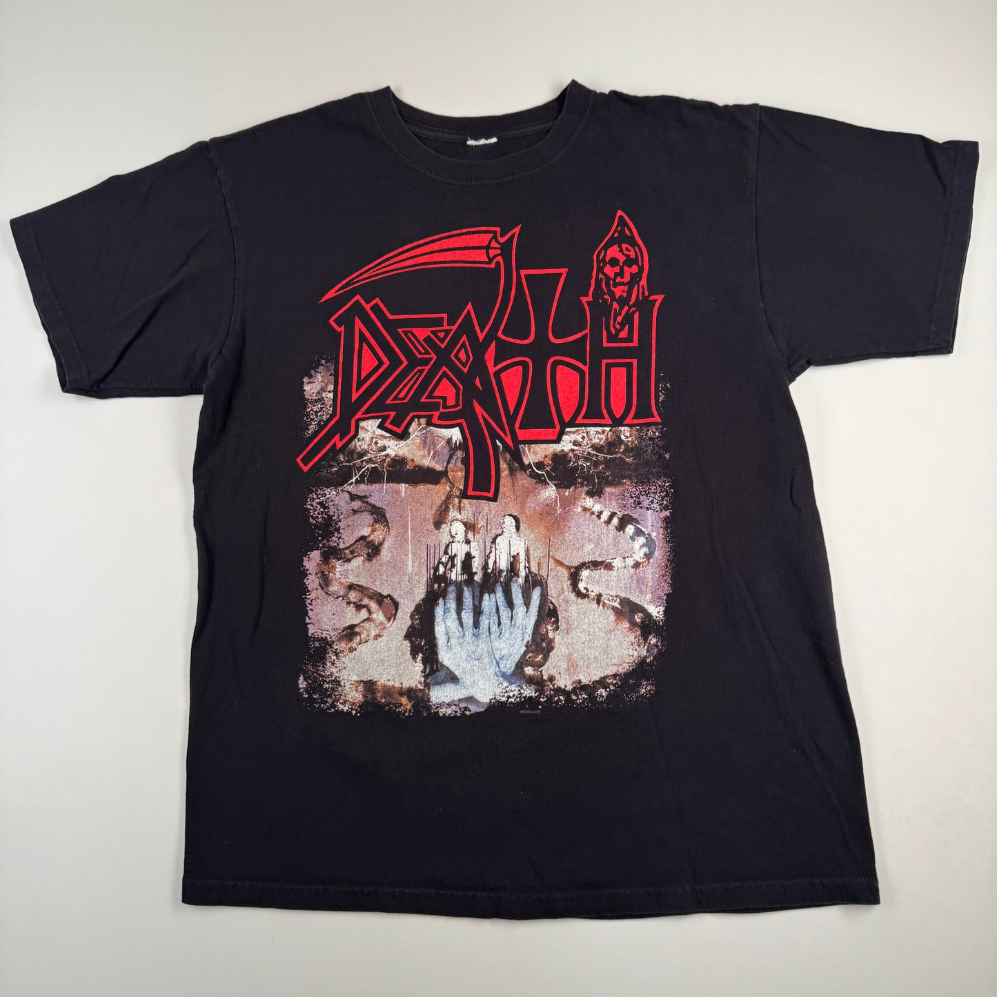 Vintage 2000s Death Shirt Medium Symbolic