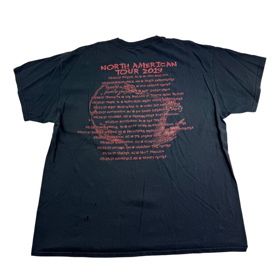 2019 Cannibal Corpse Shirt XL Red Before Black