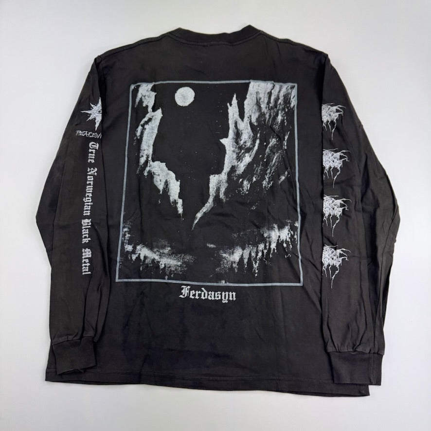 Vintage 1999 Darkthorne Long Sleeve Shirt XL Transilvanian Hunger