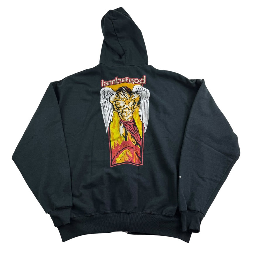 Vintage 2000s Lamb Of God Zip Up Sweatshirt XL