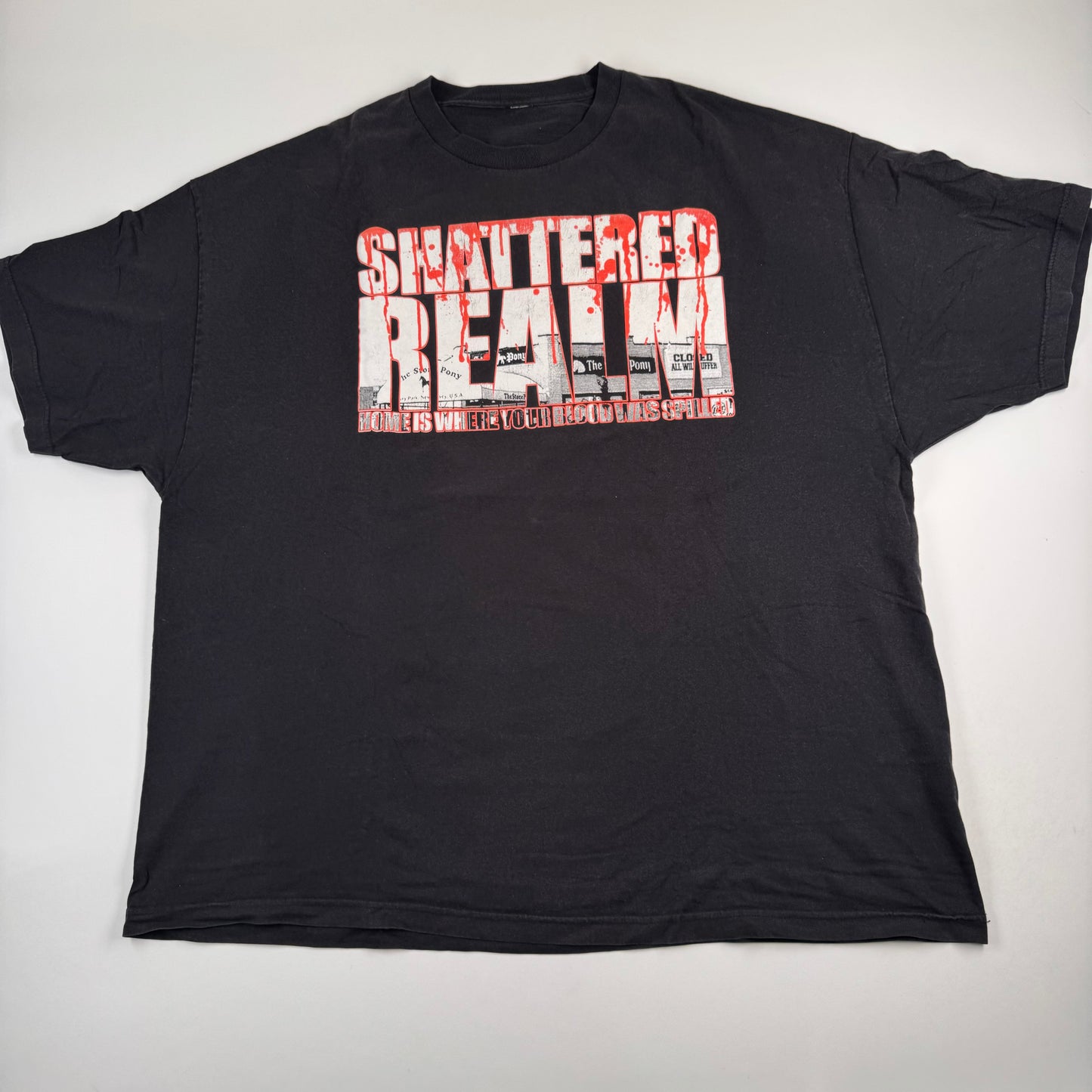 Shattered Realm Shirt XXL Home Is Where Your Blood