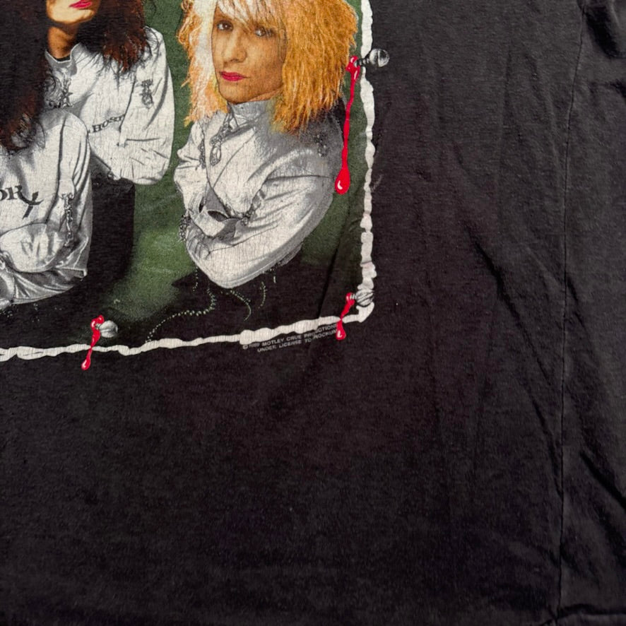Vintage 1989 Motley Crue Shirt Medium Dr Feel Good