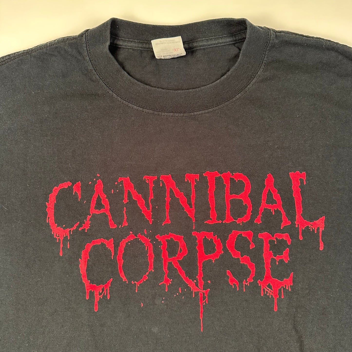 Vintage 2000s Cannibal Corpse Shirt XL Spring Neck Break