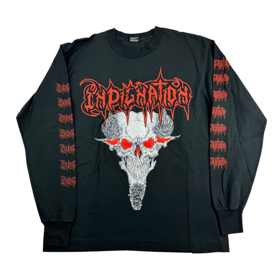 Vintage 90s Indignation Long Sleeve Shirt Large