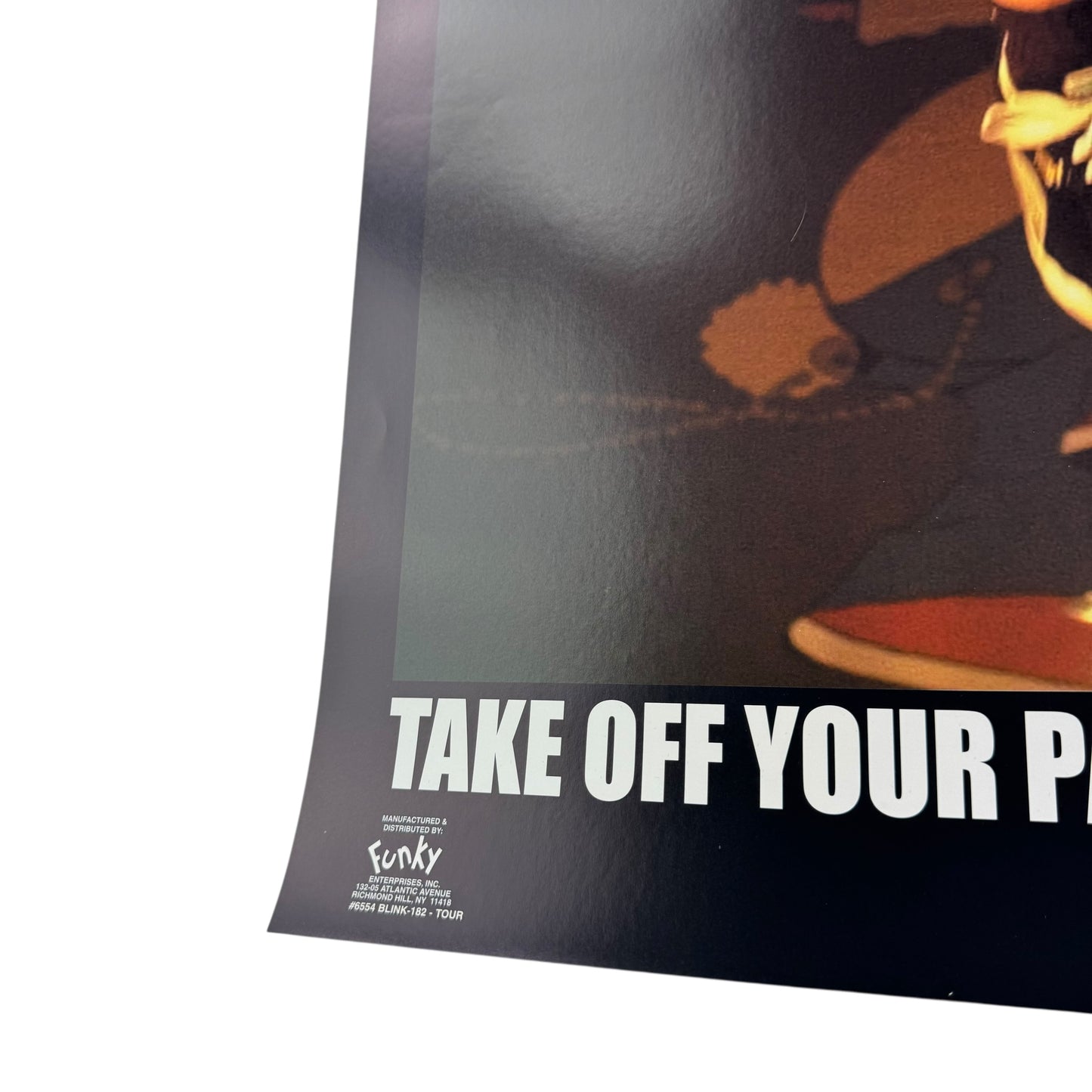 Vintage 2001 Blink-182 Poster Take Off Your Pants