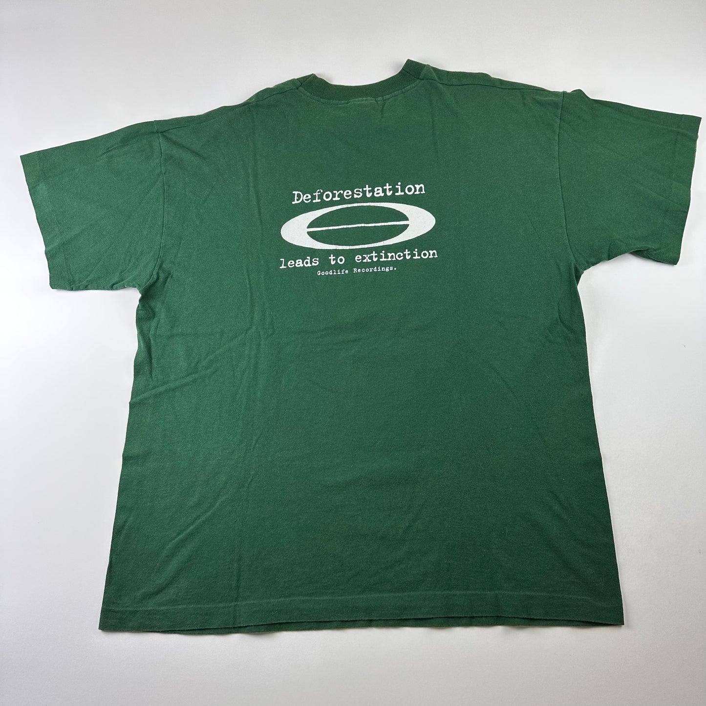 Vintage 90s Culture Shirt XL Deforestation