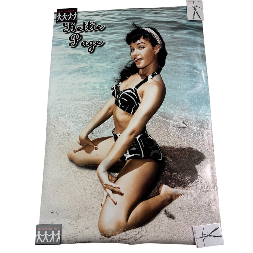 Vintage 2004 Bettie Page Poster