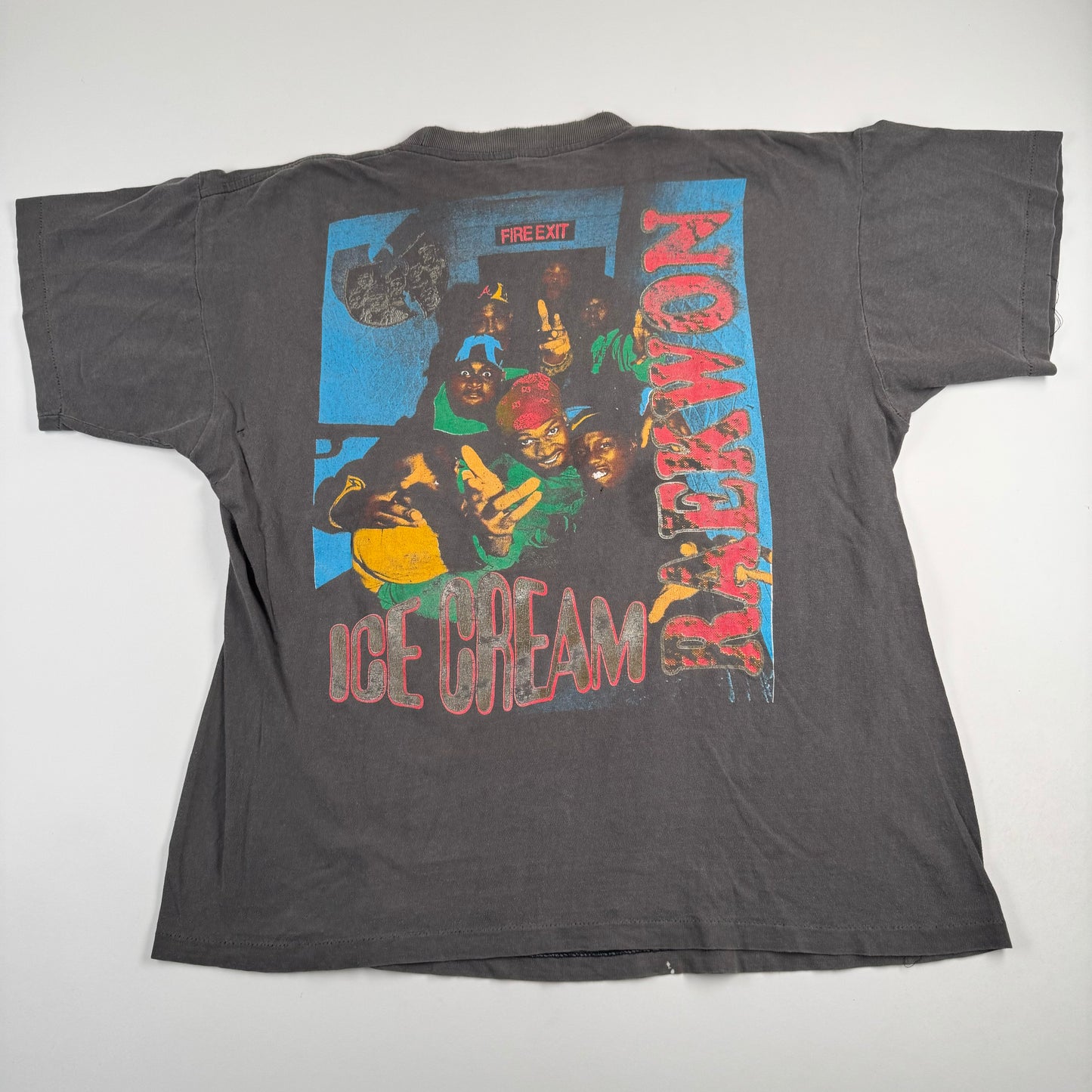 Vintage 90s Wu Tang Clan Shirt XL Ice Cream Rap Tee