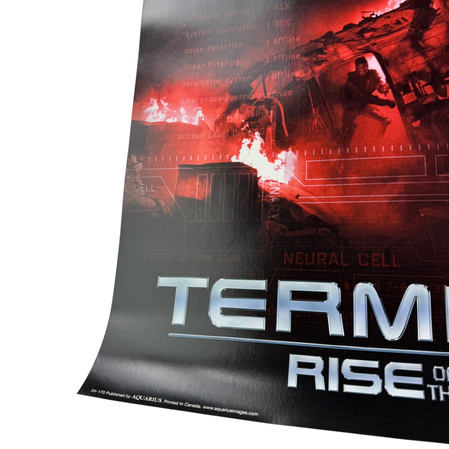 Vintage 2003 Terminator 3 Poster