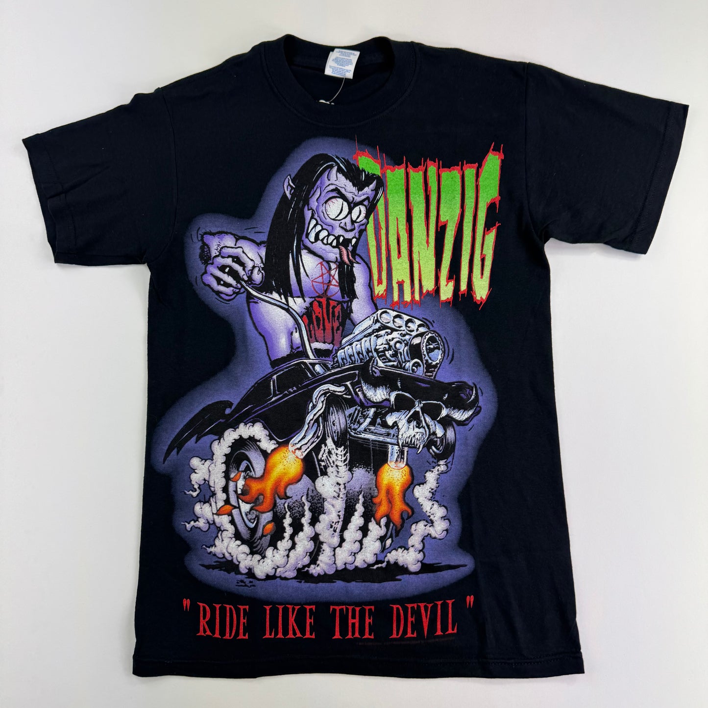 Vintage 2005 Danzig Shirt Small Ride Like The Devil