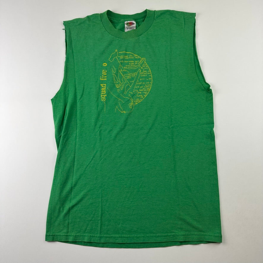 Vintage 2000s Squad Five-O Sleeveless Shirt Medium