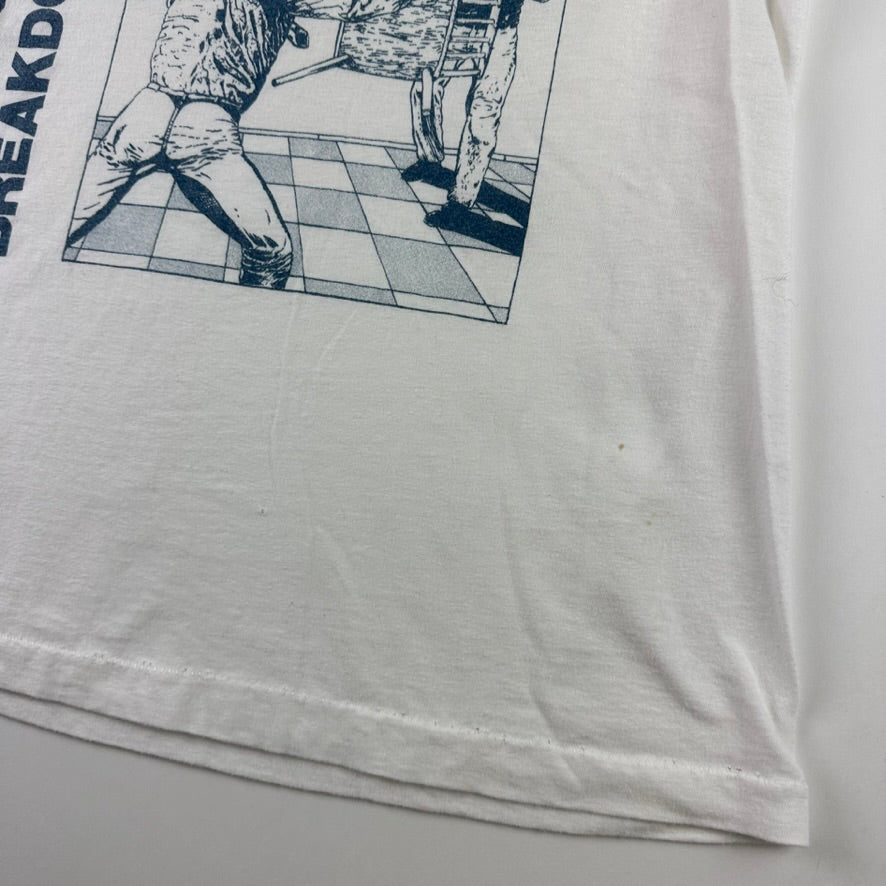 Vintage 80s Black Flag Shirt Medium Nervous Breakdown