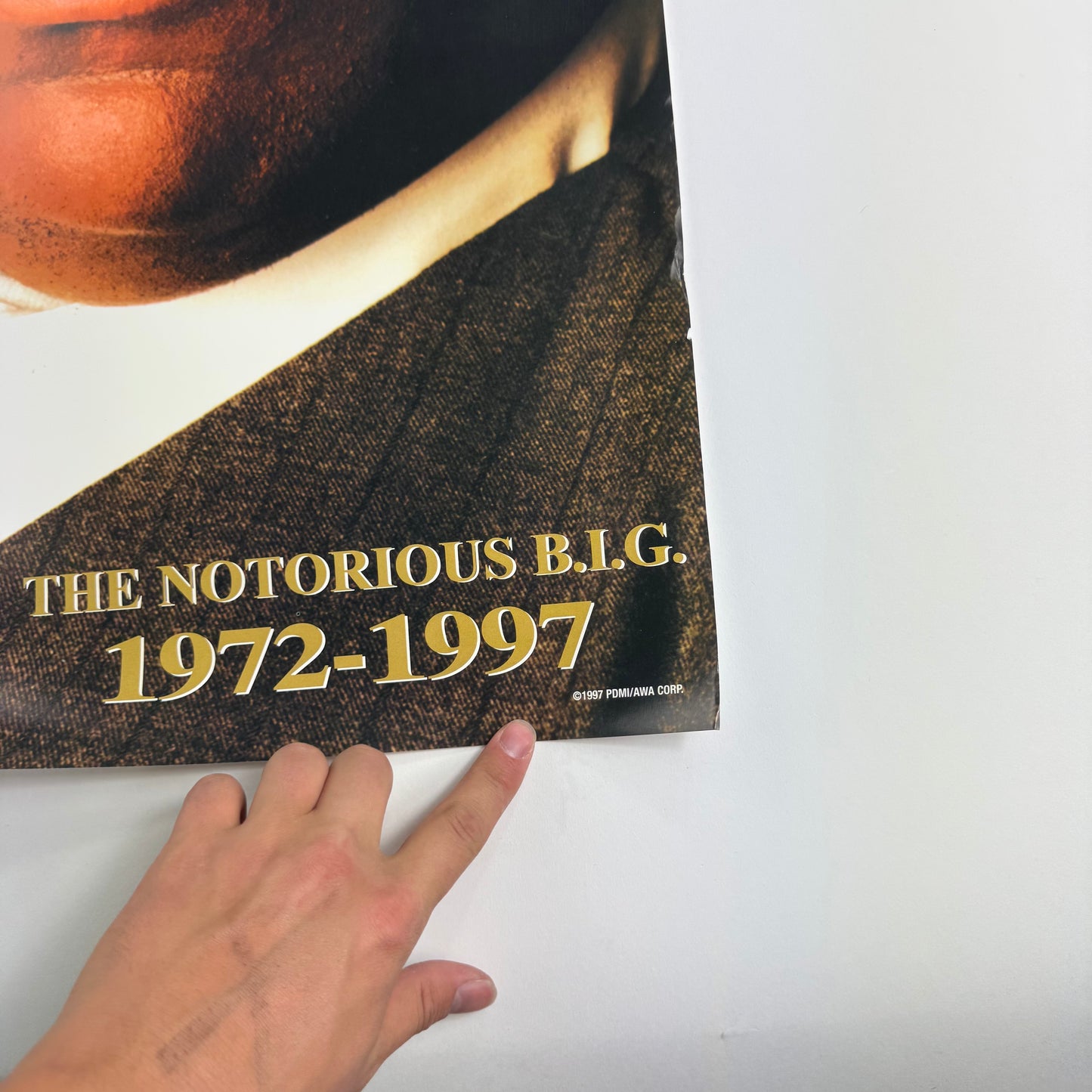 Vintage 1997 NOTORIOUS B.I.G Poster