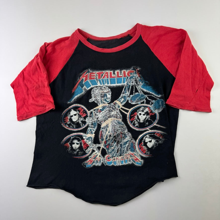 Vintage 80s Metallica Shirt Medium