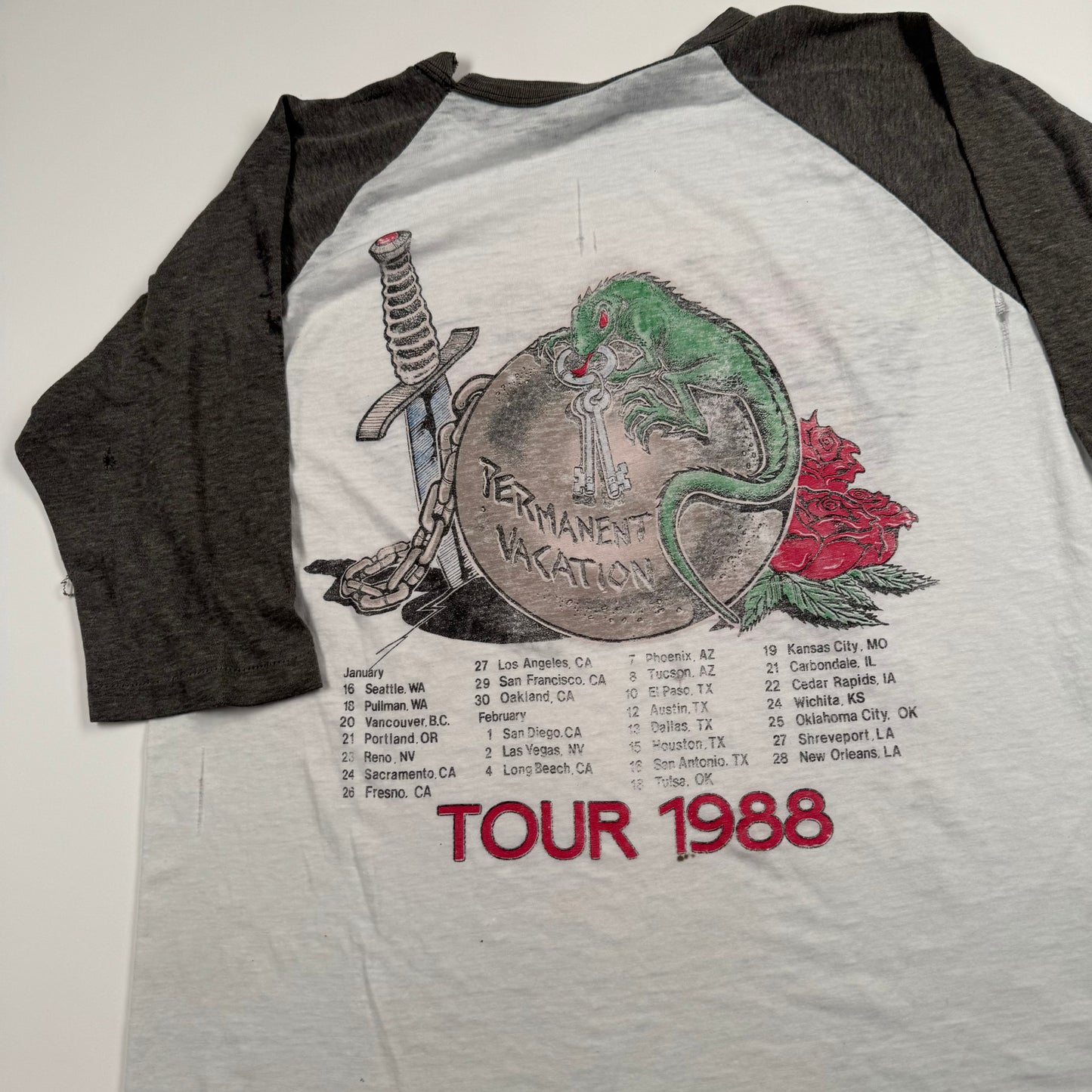 Vintage 1988 Aerosmith Shirt Large