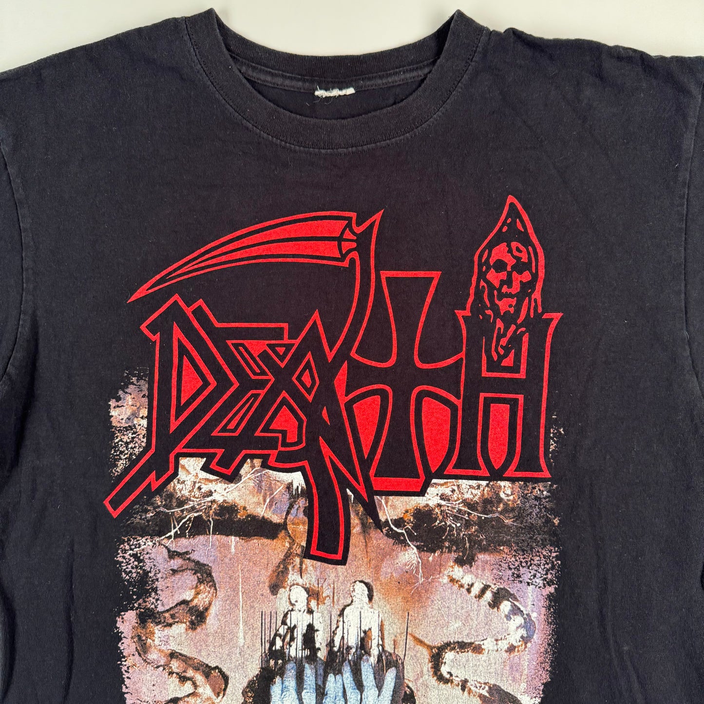 Vintage 2000s Death Shirt Medium Symbolic