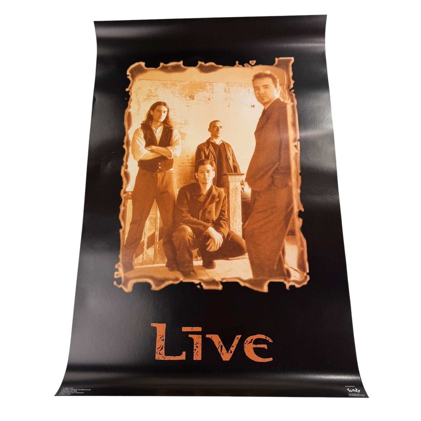 Vintage 1995 Live Poster