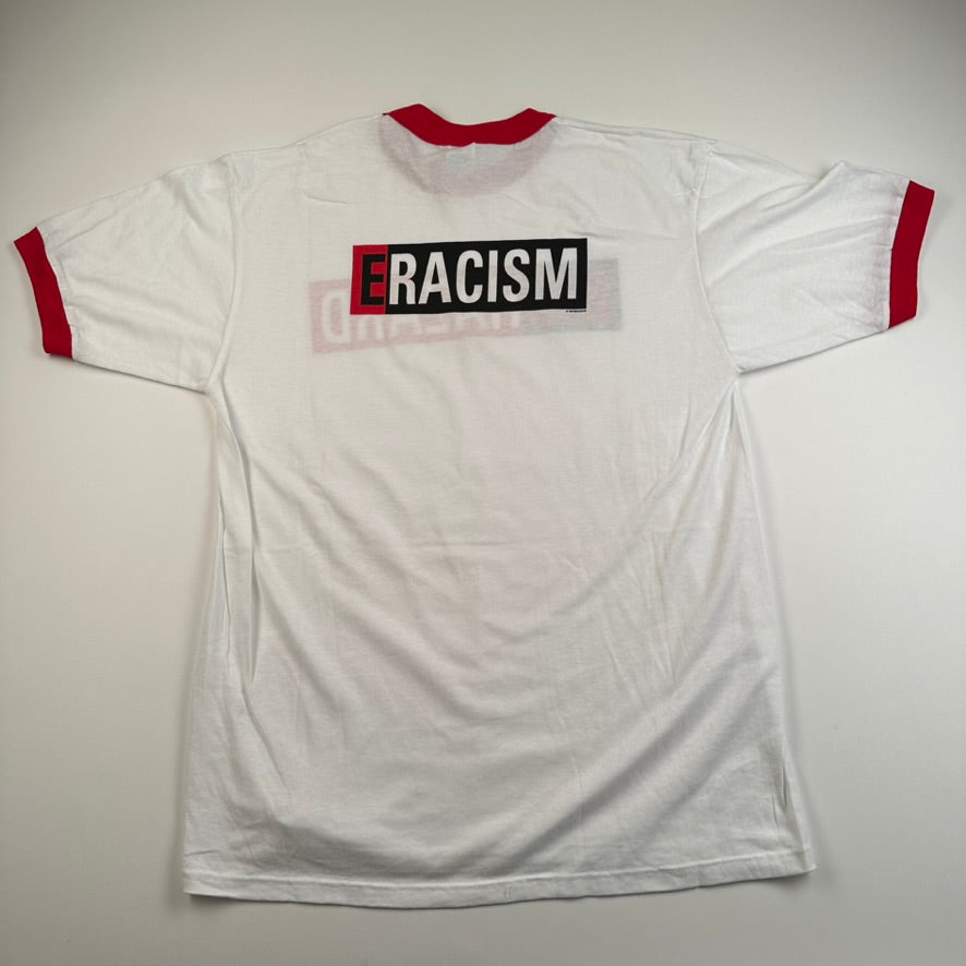 Vintage 1996 Biohazard Ringer Shirt Large Eracism