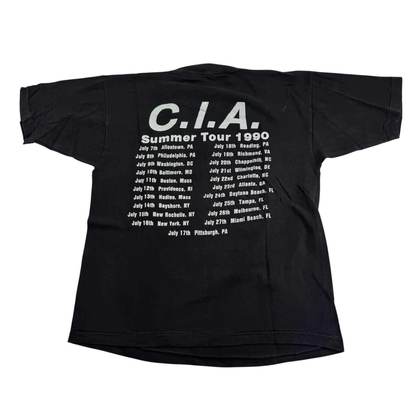 Vintage 1990 C.I.A. Shirt Medium In The Red