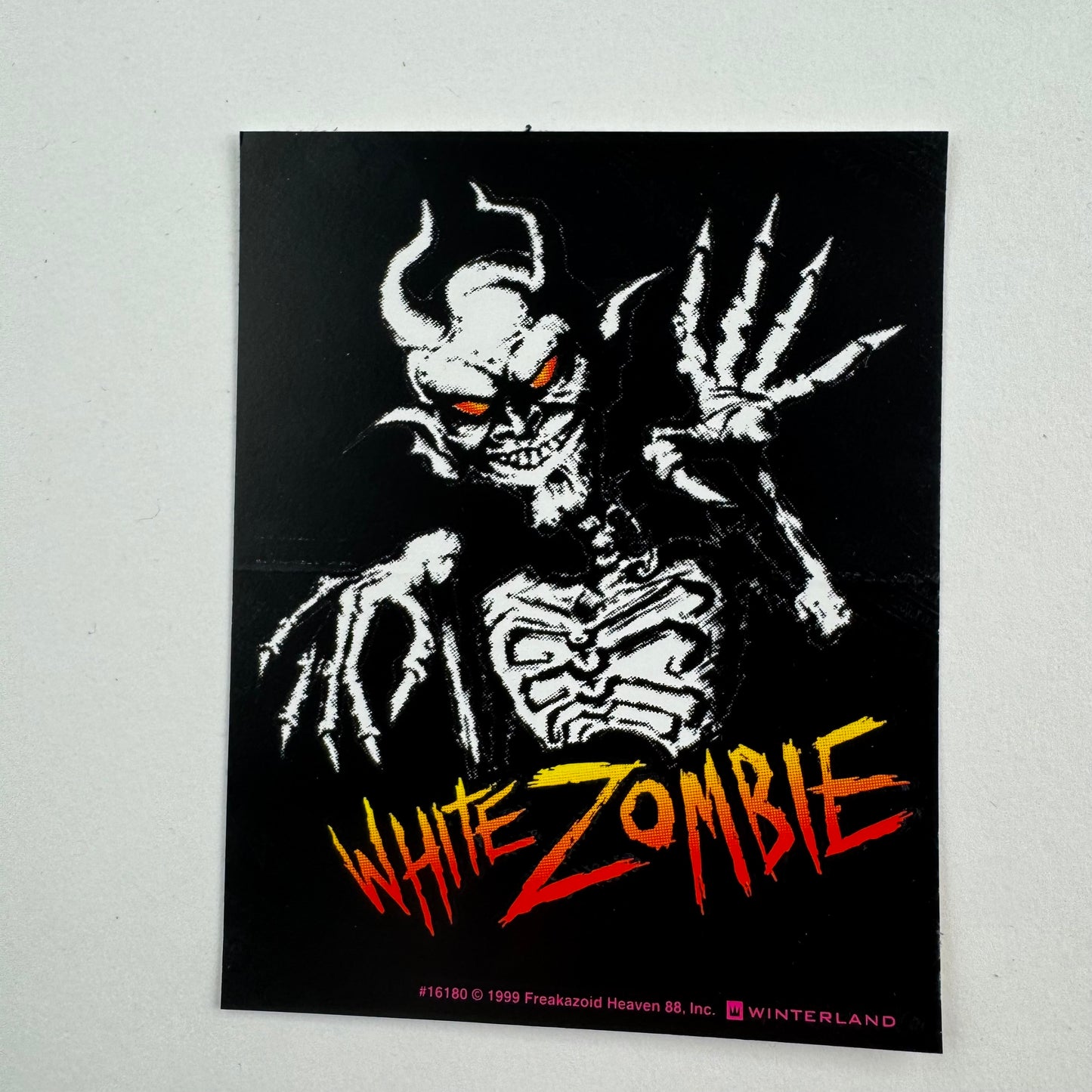 Vintage 1999 White Zombie Sticker
