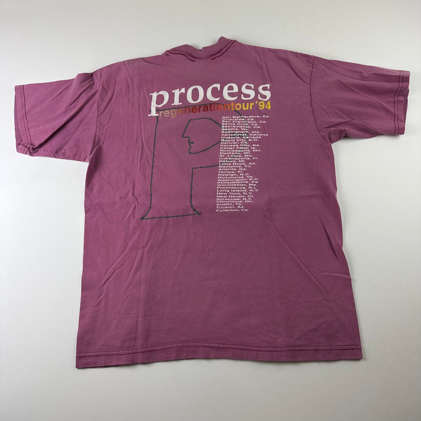 Vintage 1994 Process Regeneration Shirt Large