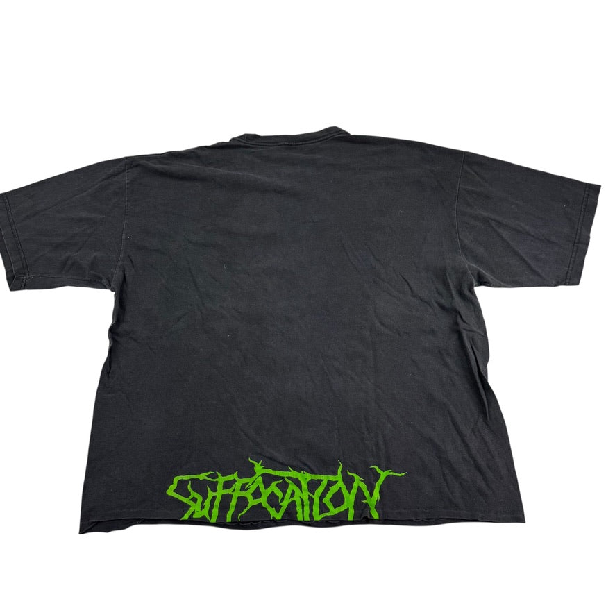 Vintage 90s Suffocation Shirt XL Pierced From Within
