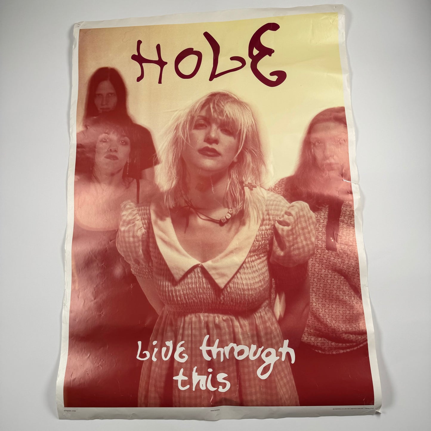 Vintage 90s Hole Poster Live Through This