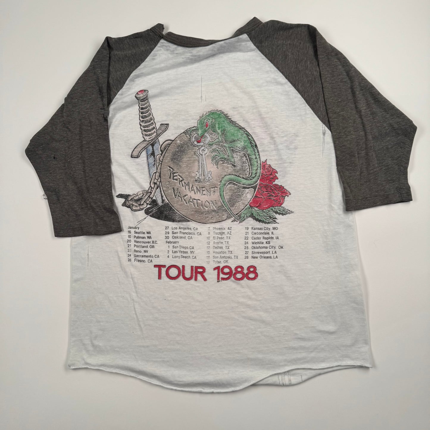 Vintage 1988 Aerosmith Shirt Large