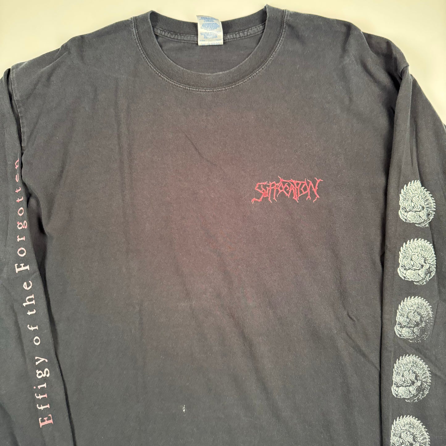 Vintage 90s Suffocation Long Sleeve Shirt XL Effigy Of The Forgotten