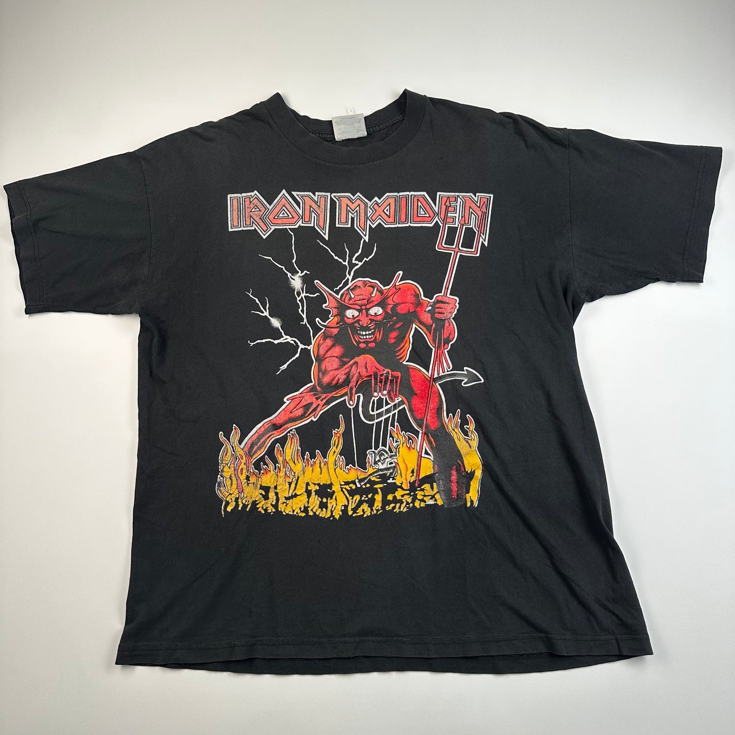 Vintage 90s Iron Maiden Shirt Large The Number Of The Beast