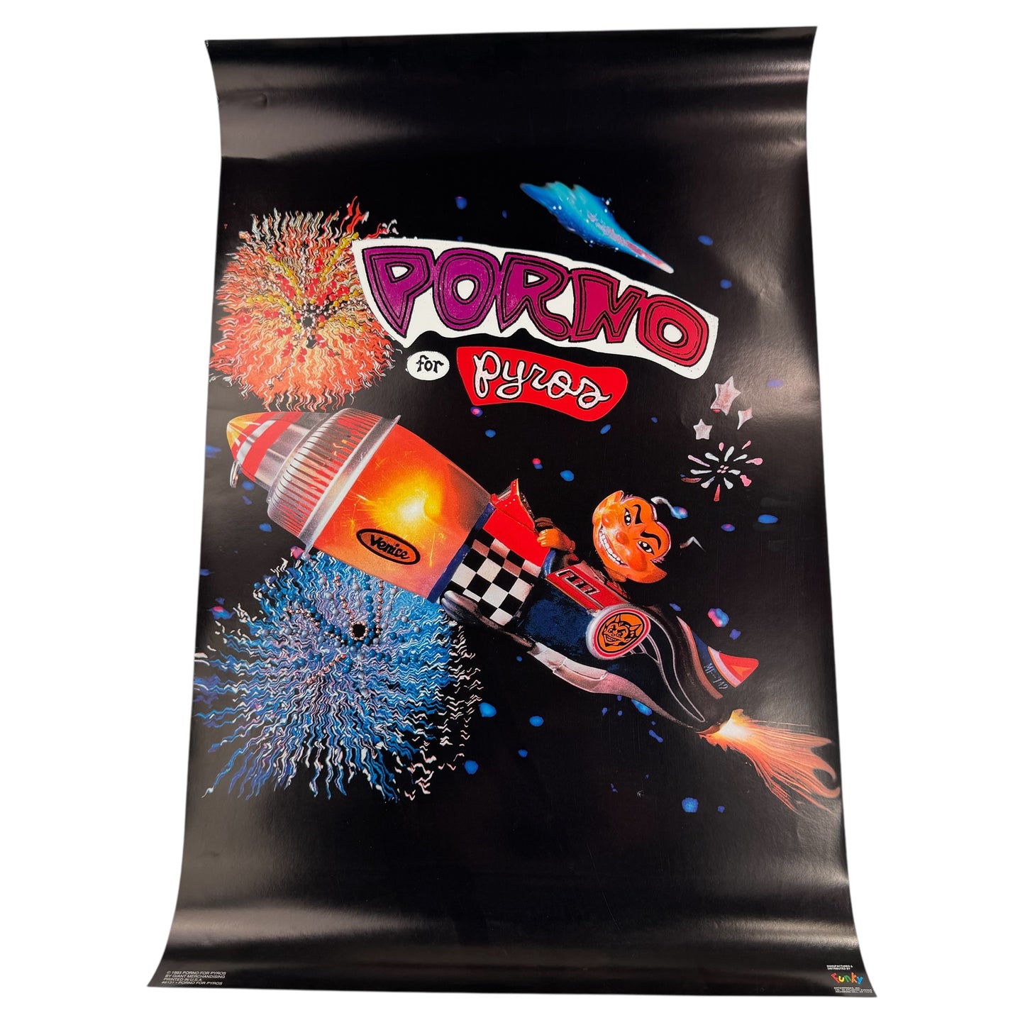 Vintage 1993 Porno For Pyros Poster
