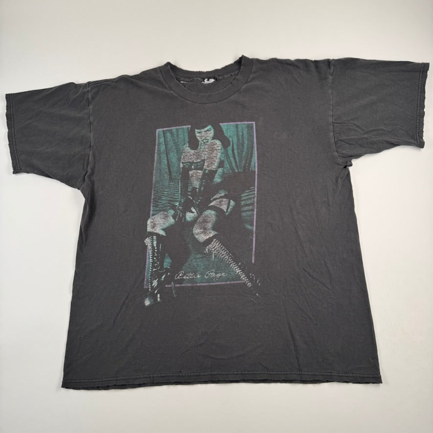 Vintage 90s Bettie Page Shirt XL