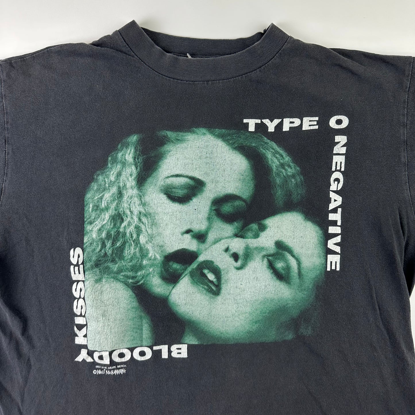 Vintage 1993 Type O Negative Shirt Large Bloody Kisses