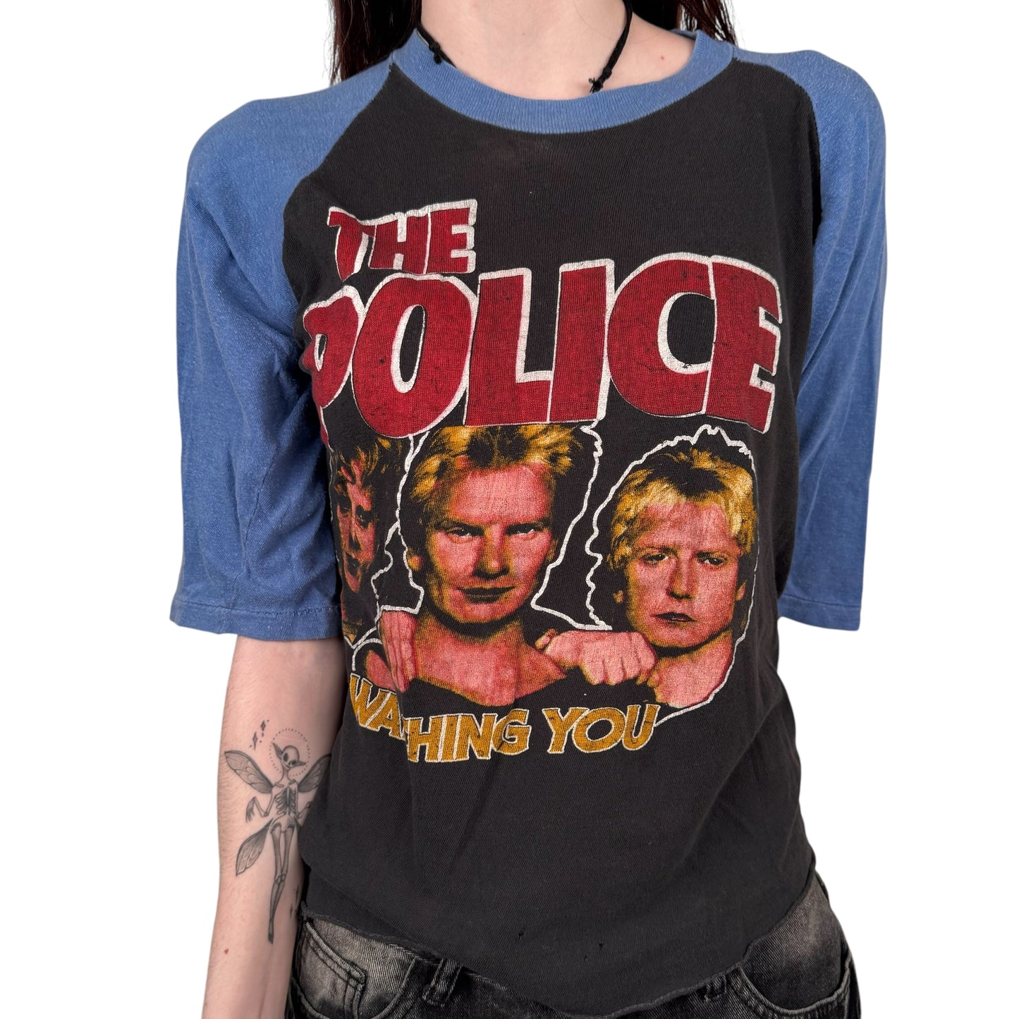 Vintage 1983 The Police Shirt Small Watching You JFK Stadium