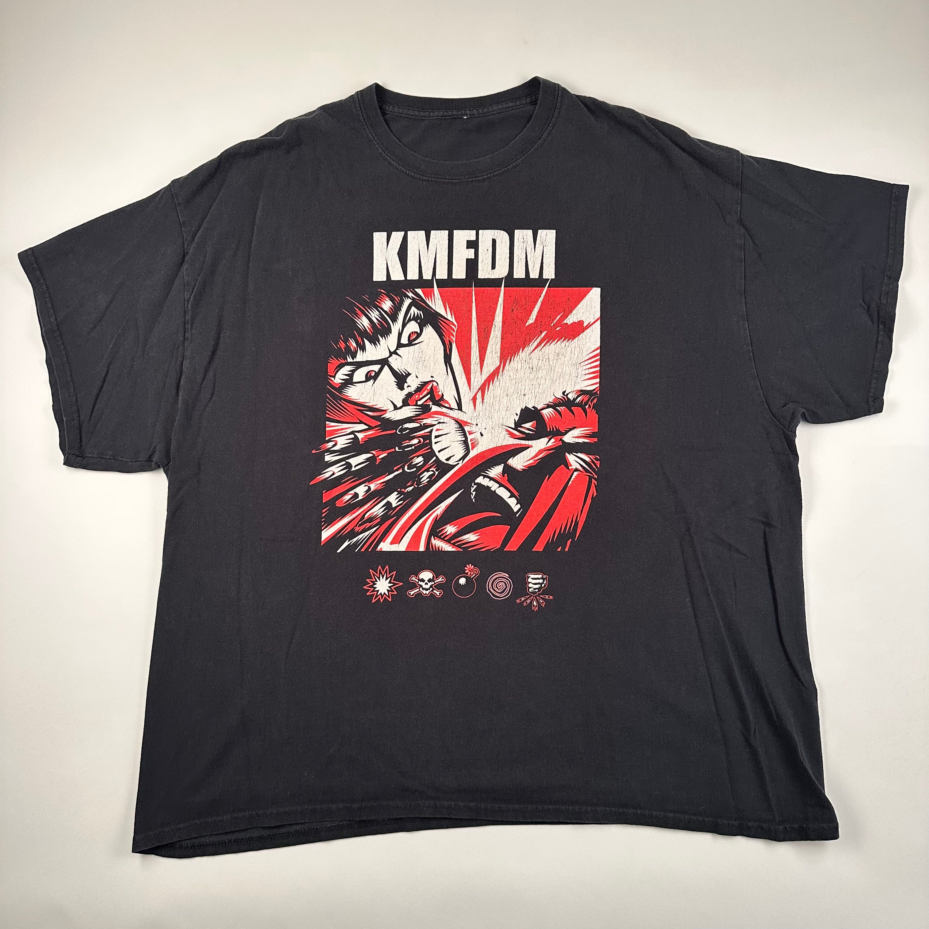 Vintage 2000s KMFDM Shirt XXL Megalomaniacal Madd Vintage vintage-2000s-kmfdm-shirt-xxl-megalomaniacal-madd-vintage