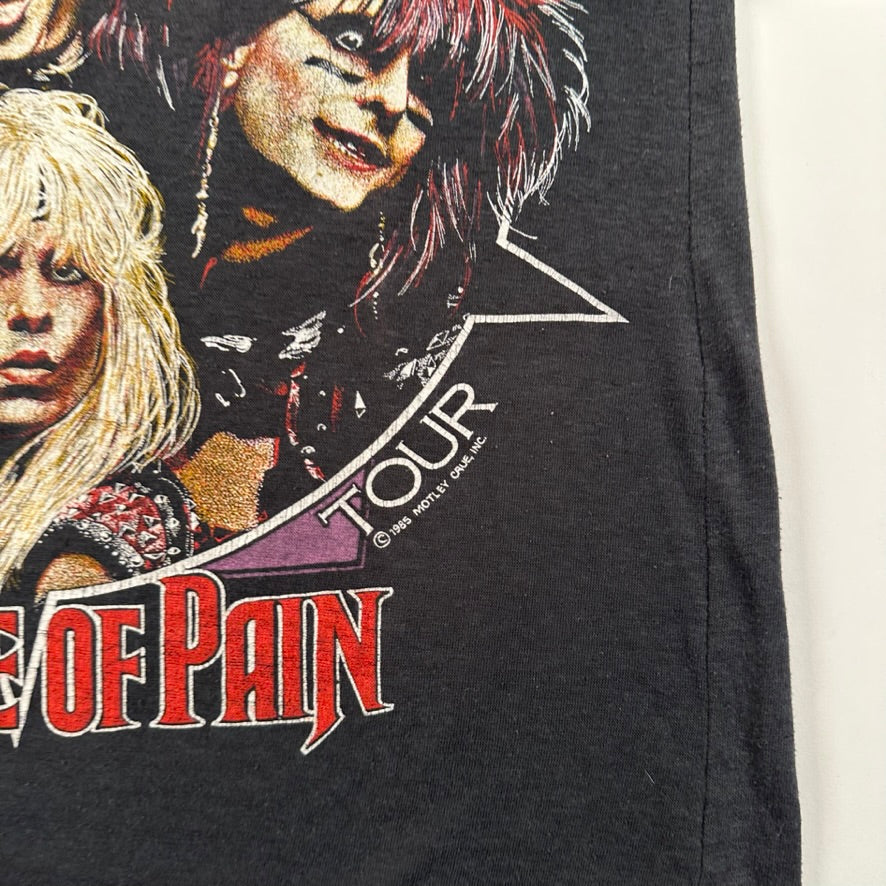 Vintage 1985 Motley Crue Shirt Medium Theatre Of Pain