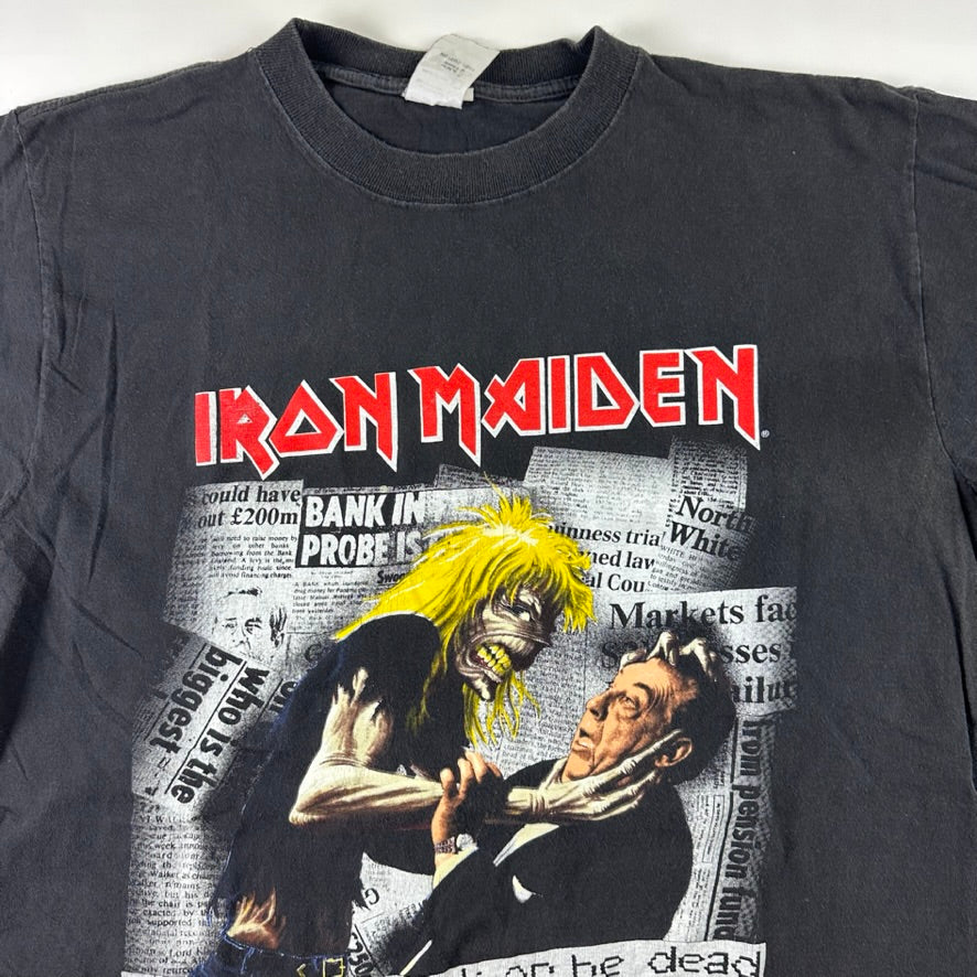 Vintage 1992 Iron Maiden Shirt XL Be Quick Or Be Dead