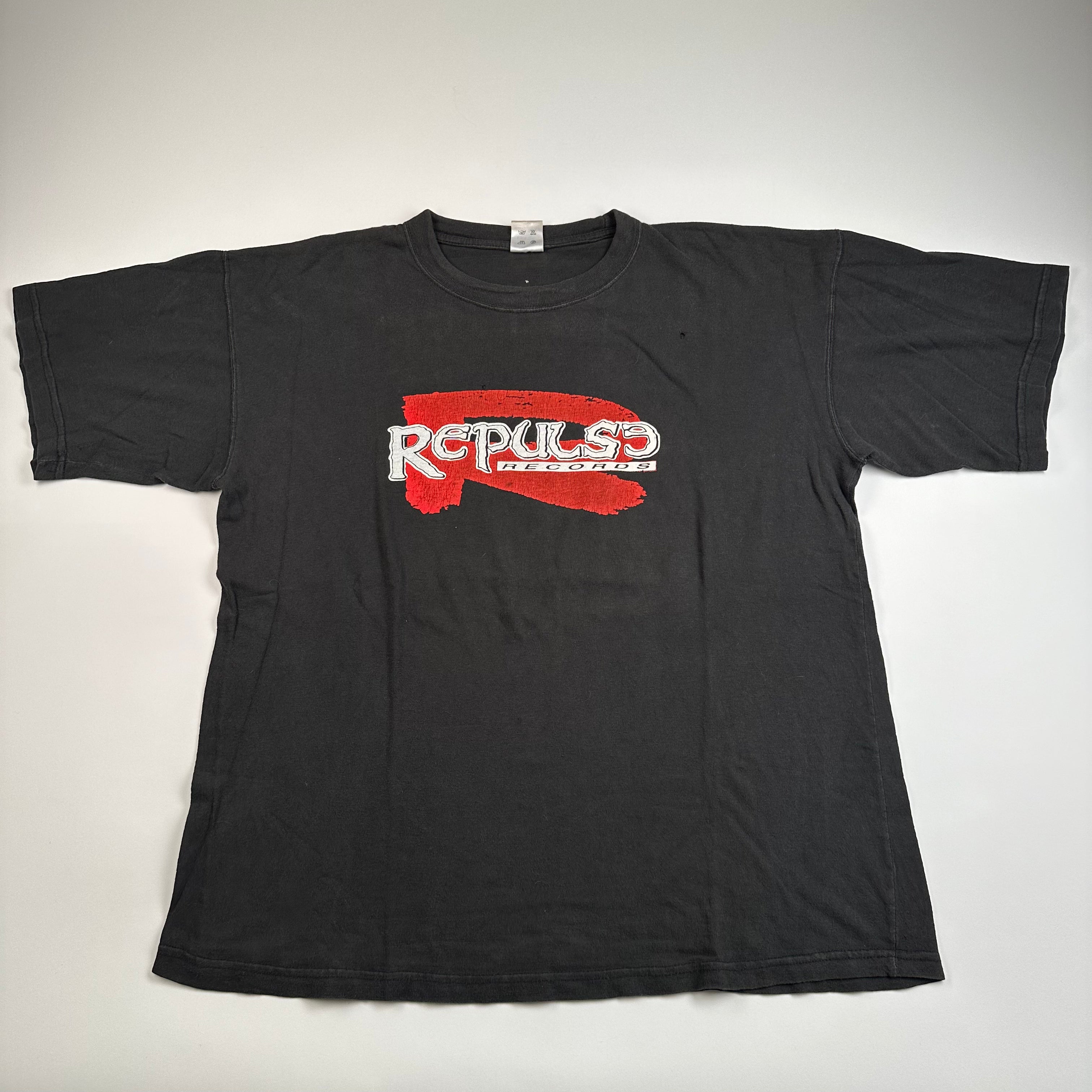 Vintage 90s Repulse Records Shirt XL Death Metal Madd Vintage
