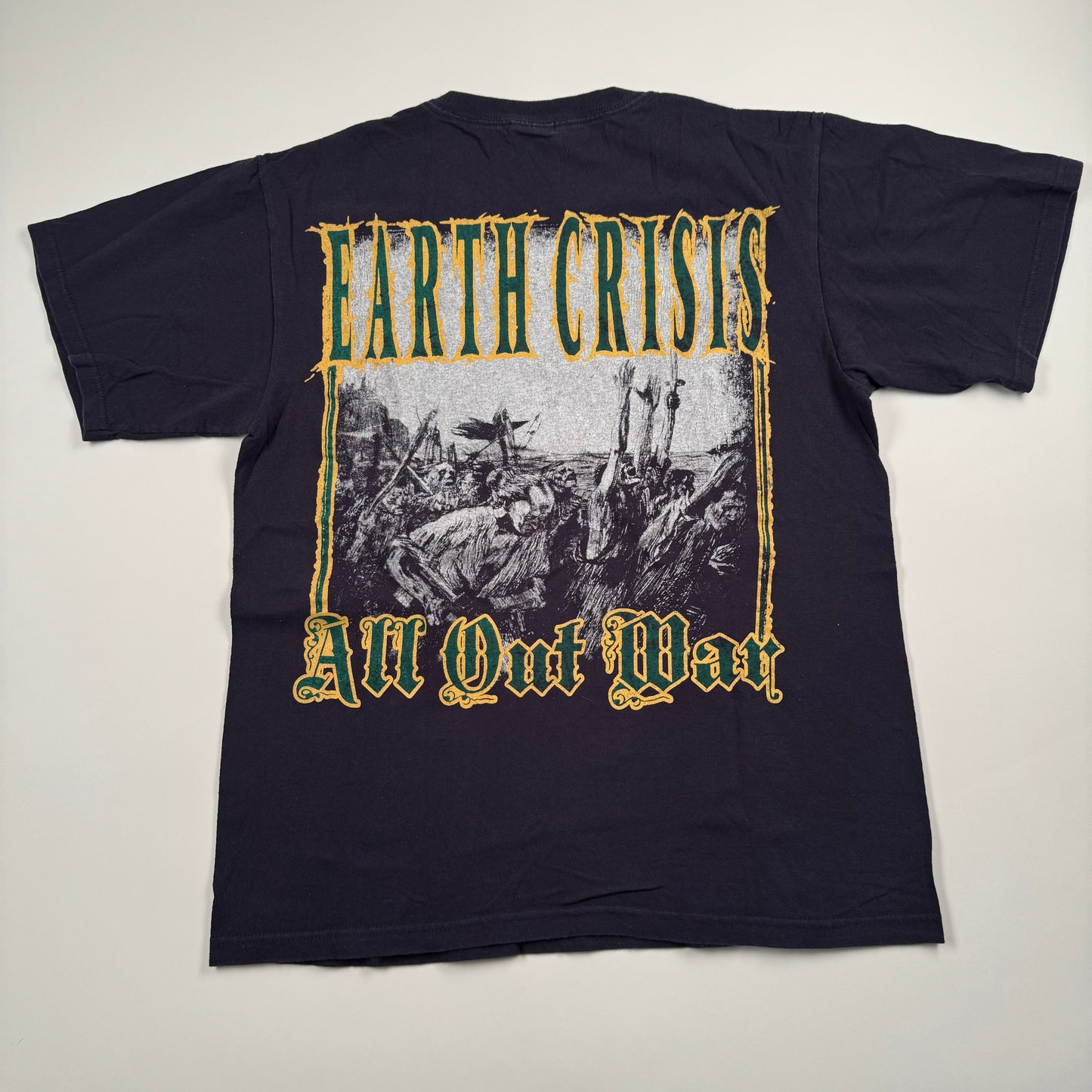 Vintage 2000s Earth Crisis Shirt Medium All Out War