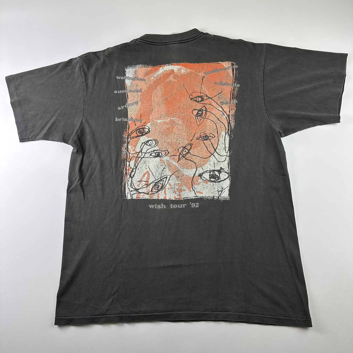 Vintage 1992 Cure Shirt XL Australian Wish Tour