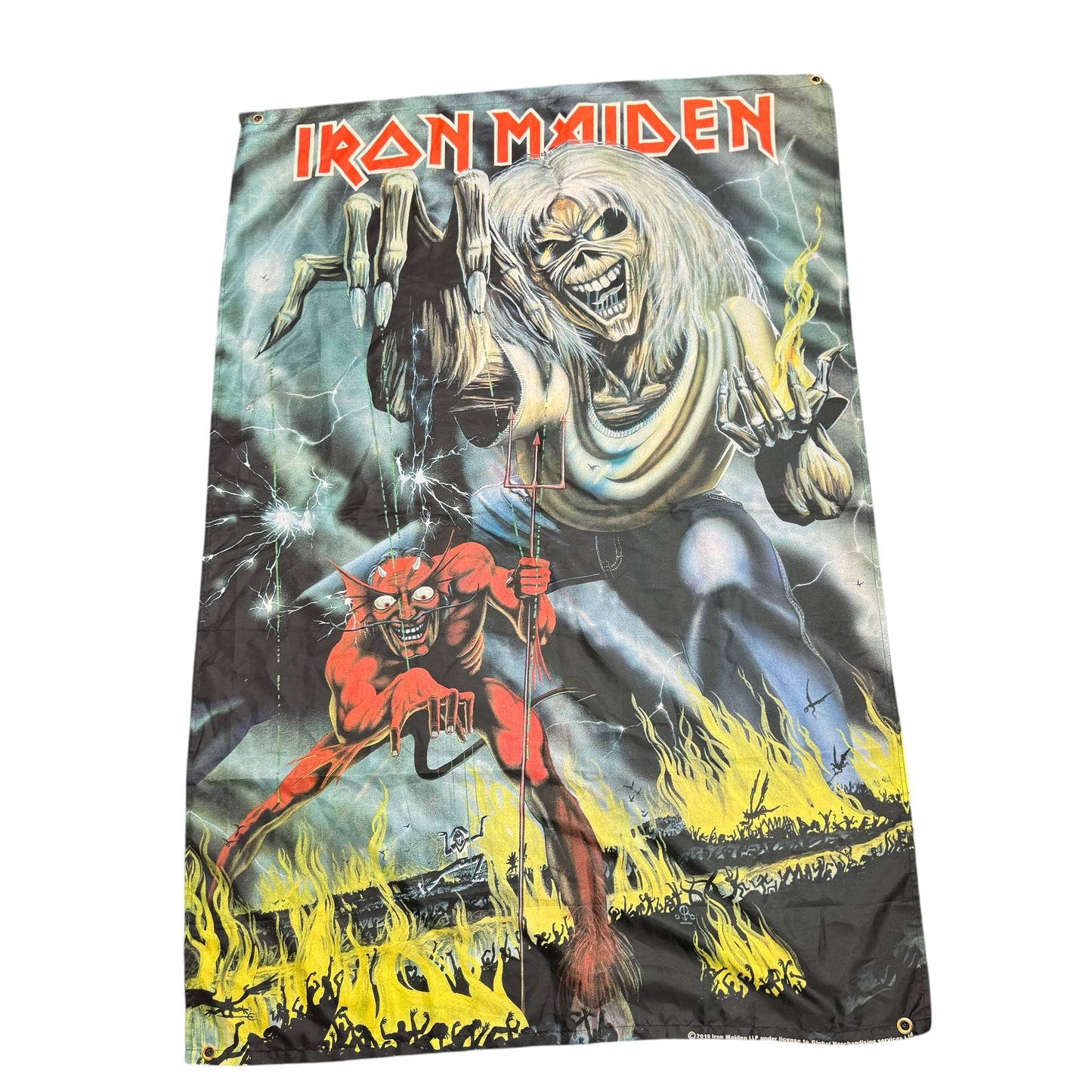 2010 Iron Maiden Banner Flag