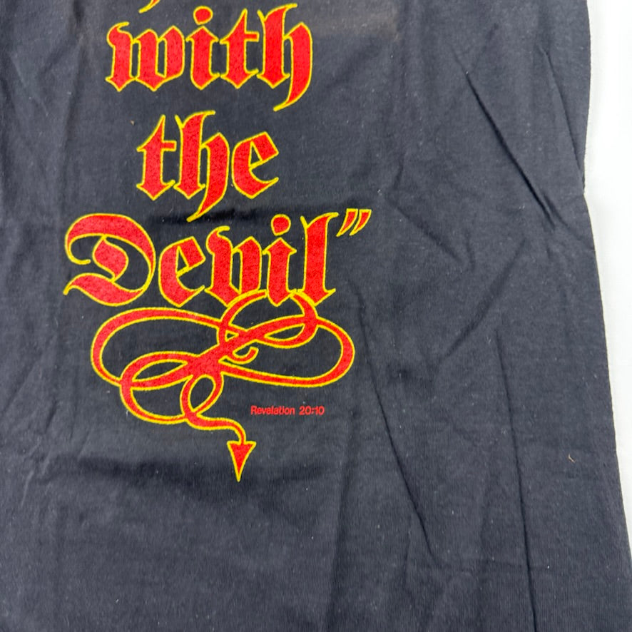 Vintage 80s Stryper Shirt To Hell With The Devil Medium