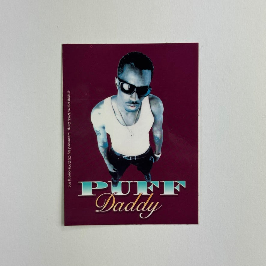 Vintage 1998 Diddy Sticker Puff Daddy