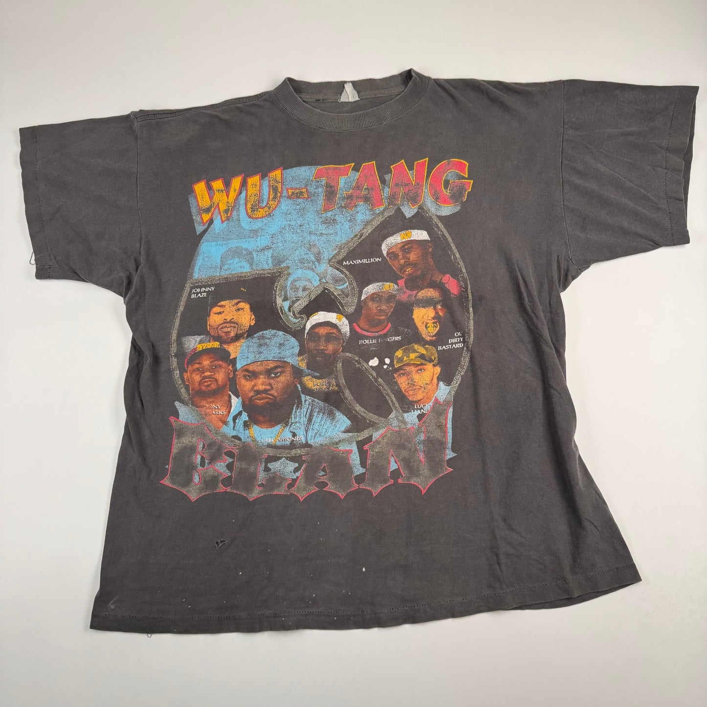 Vintage 90s Wu Tang Clan Shirt XL Ice Cream Rap Tee