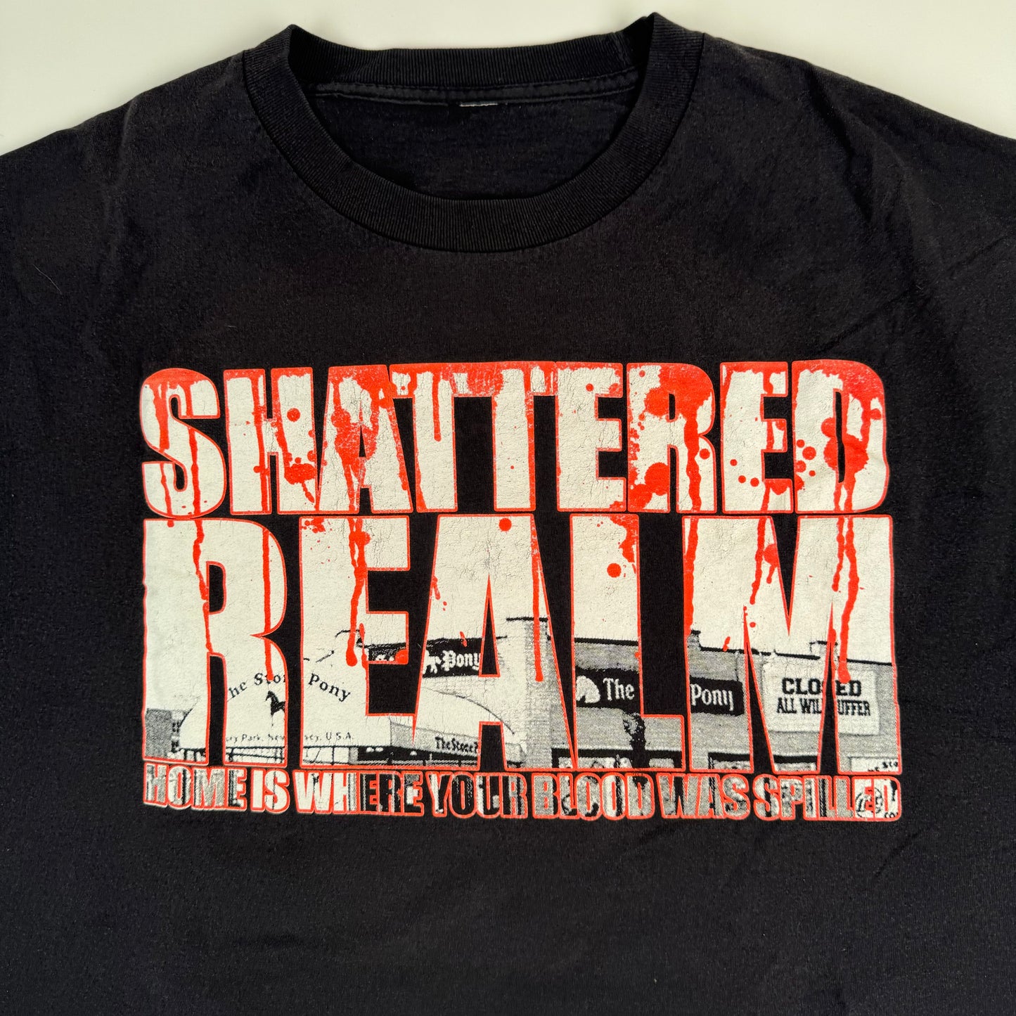 Shattered Realm Shirt XXL Home Is Where Your Blood