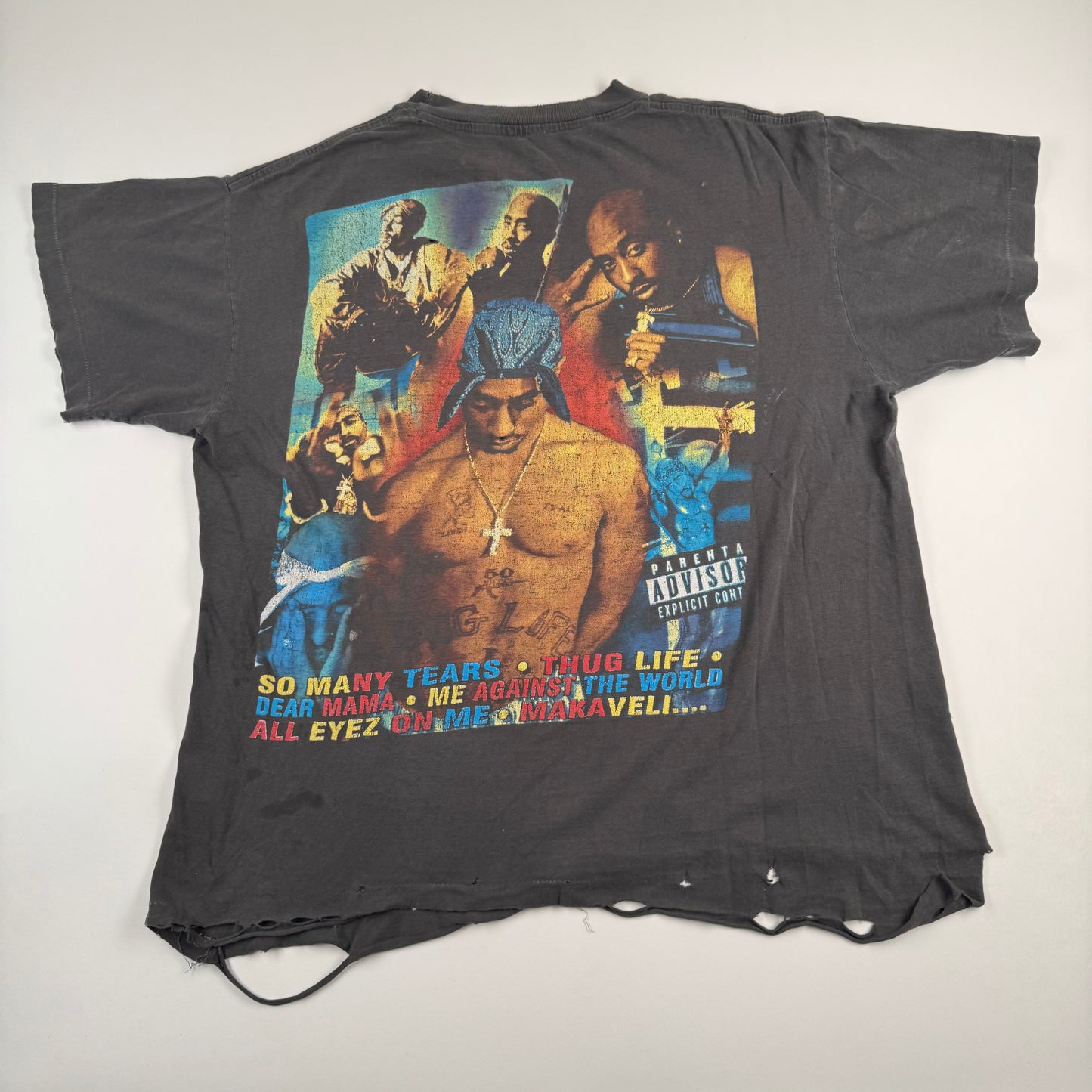 Vintage 90s Tupac Shirt Large Rap Tee In Memory