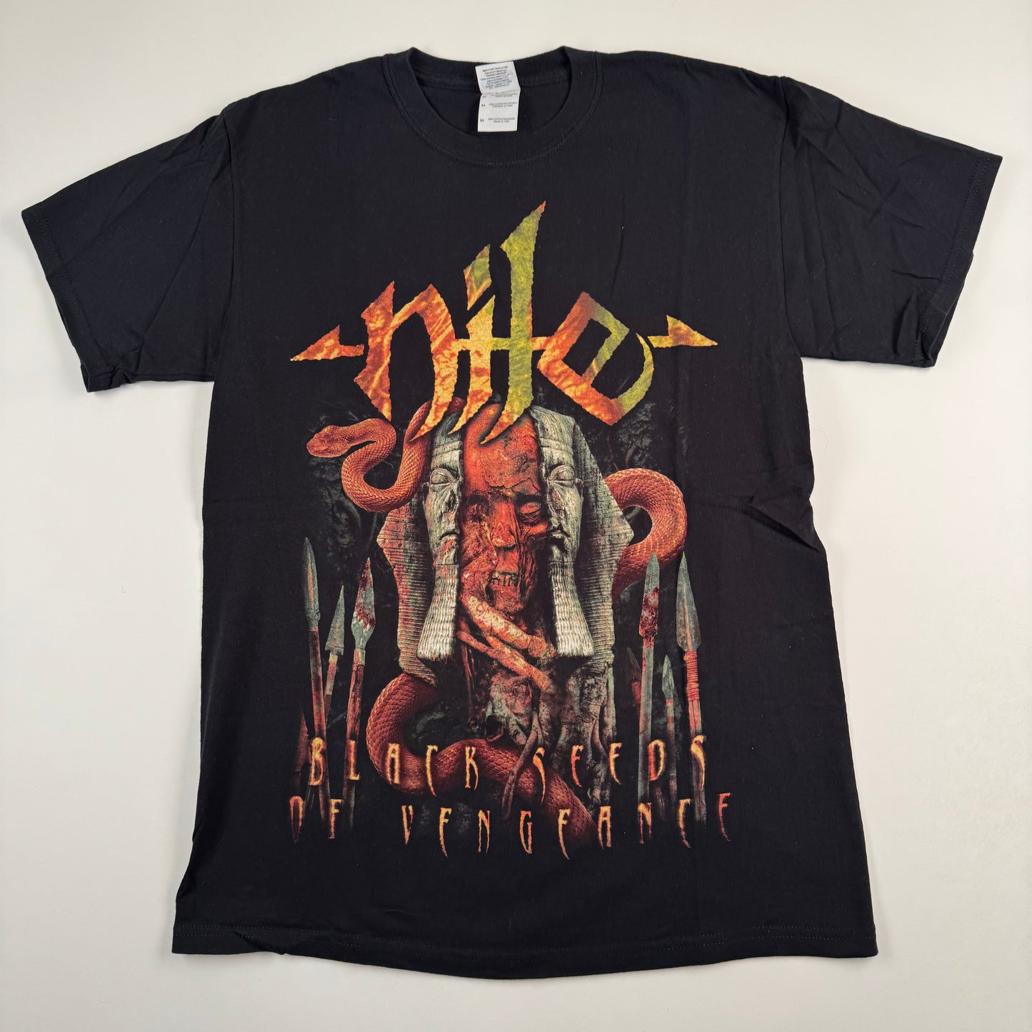Nile Shirt Medium Black Seeds