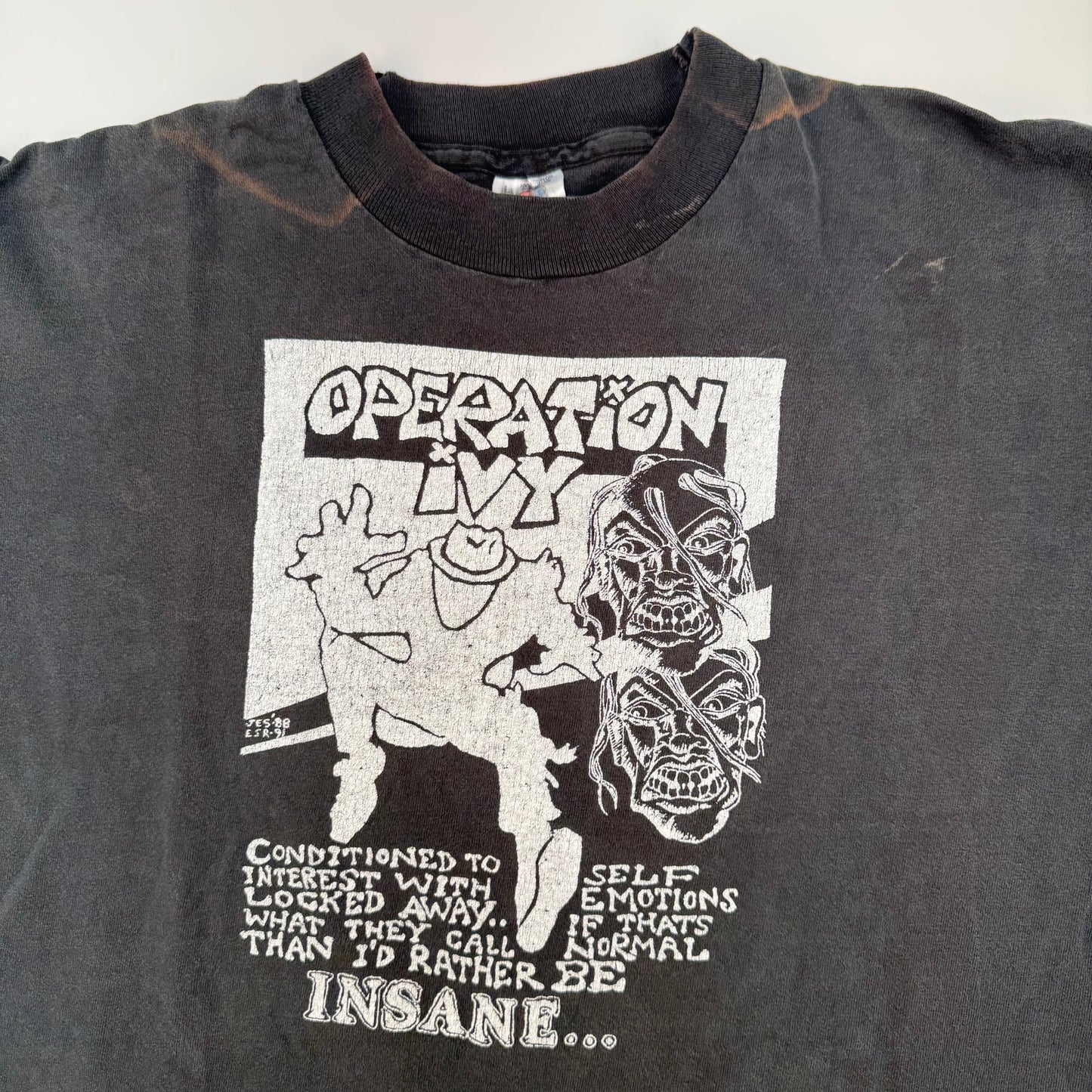 Vintage 90s Operation Ivy Shirt Large Insane