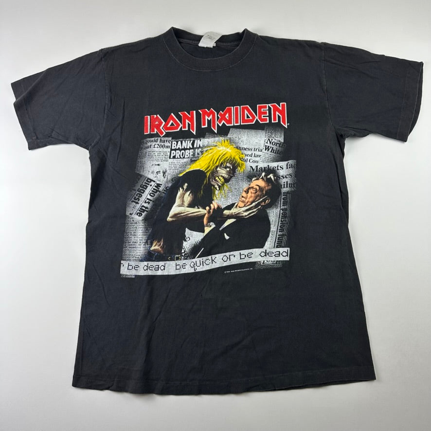 Vintage 1992 Iron Maiden Shirt XL Be Quick Or Be Dead